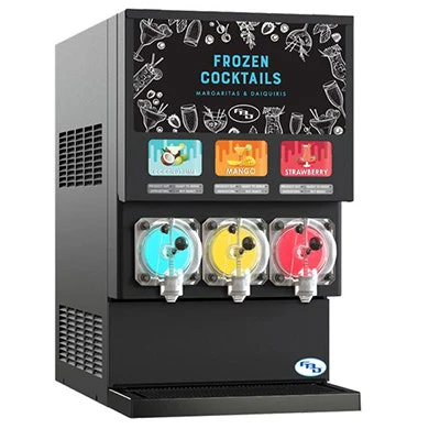FBD 3 Barrel Frozen Cocktail Dispenser 3-Flavor Air-Cooled | 773-641-0002