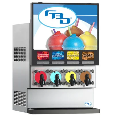 Frozen Beverage Dispenser 4-Flavor Air-Cooled - FBD 774 High-Volume FCB