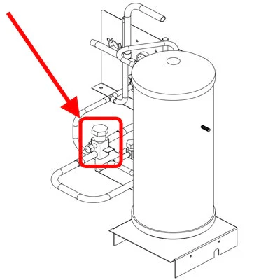 Ice-O-Matic Valve Base Small - 9091143-01
