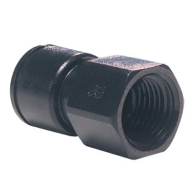 John Guest Black Acetal Female Connector 4mm Tube OD x 1/8" BSPP