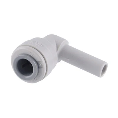 John Guest Gray Acetal Plug In Elbow 5/16" Stem OD x 5/16" Tube OD