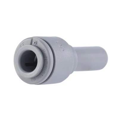 John Guest Gray Acetal Reducer 3/8" Stem OD x 5/16" Tube OD