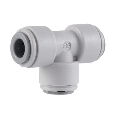 John Guest Gray Acetal Union Tee 3/8" Tube OD