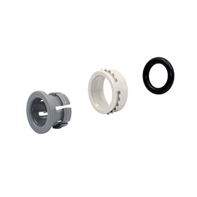 John Guest Plastic Half Cartridge 3/8" Tube OD Gray Acetal Body