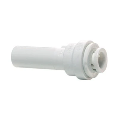 John Guest Polypropylene Reducer 3/8" Stem OD x 1/4" Tube OD