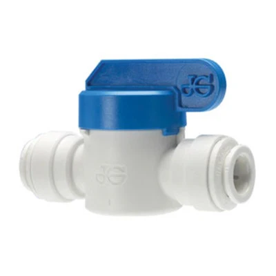 John Guest Polypropylene Shutoff Valve 1/4" Tube OD