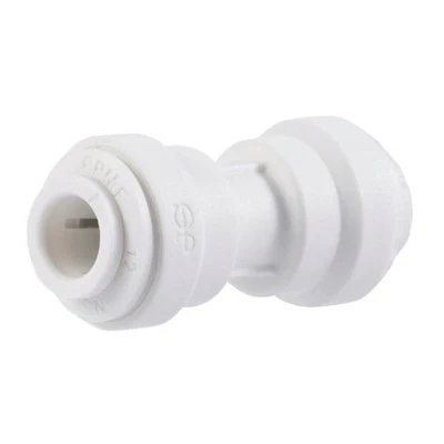 John Guest Polypropylene Union Connector 1/4" Tube OD