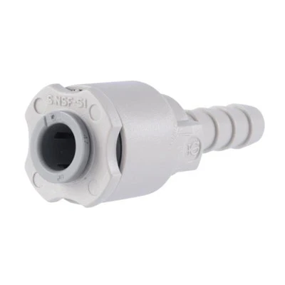 John Guest Superseal Barb Connector 3/8" Superseal OD x 1/4" Tube ID