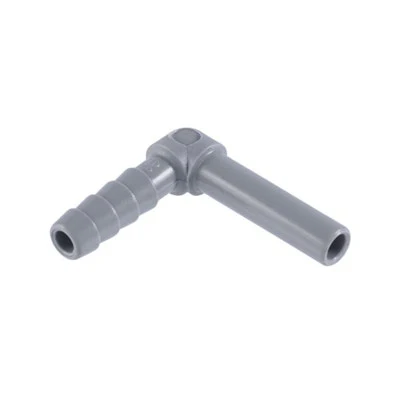 John Guest Tube to Hose Elbow 3/8" Stem OD 1/4" Hose ID