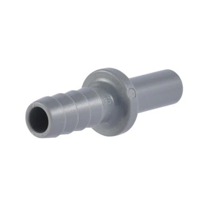 John Guest Tube to Hose Stem 1/2" Stem OD 3/8" Hose ID