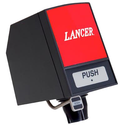 Lancer 4.5 oz/sec LEV 4.5 Push Button Valve Front Soda/Water - 19-0314/03