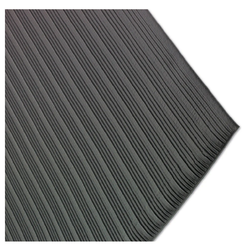 Carlisle KM4360BK 3' Anti-Fatigue Floor Runner 3/8 Inch Thick Vinyl Black