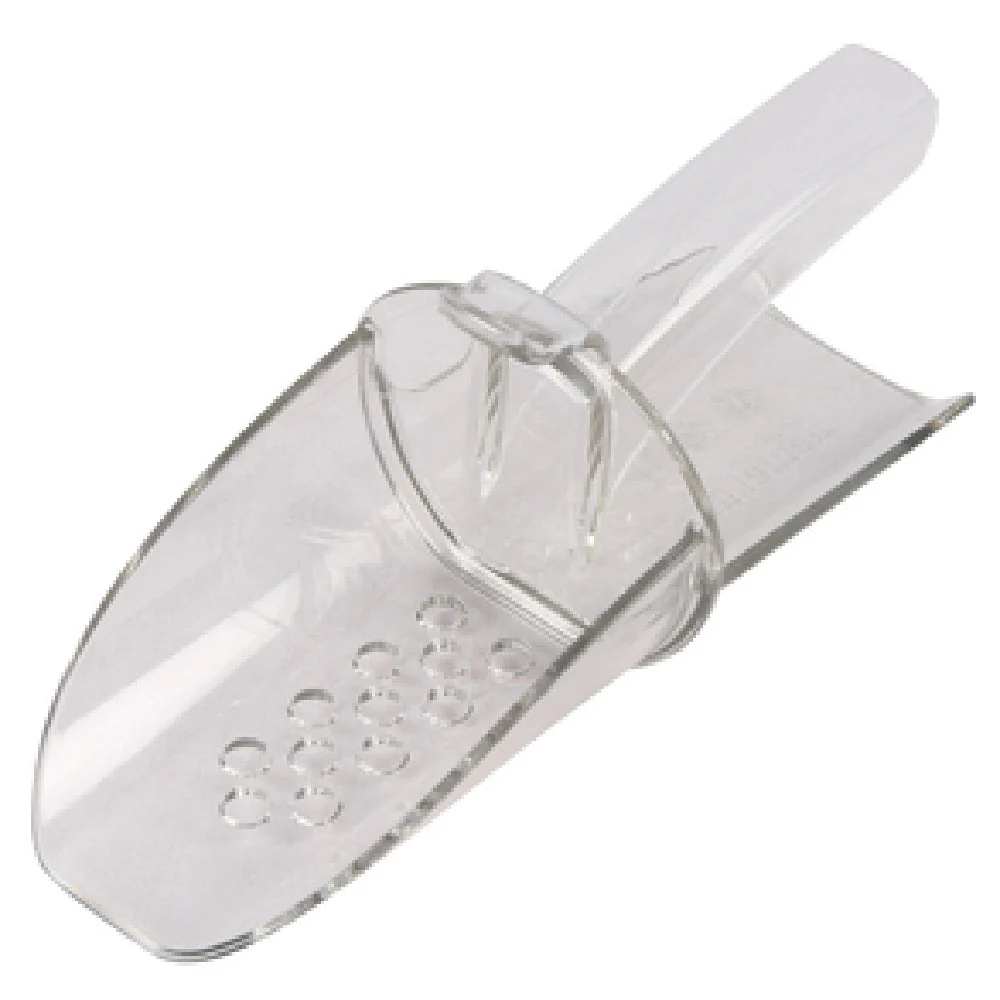 Carlisle SI4550 4 to 6 Oz Scoop with Drain Holes Polycarbonate Clear
