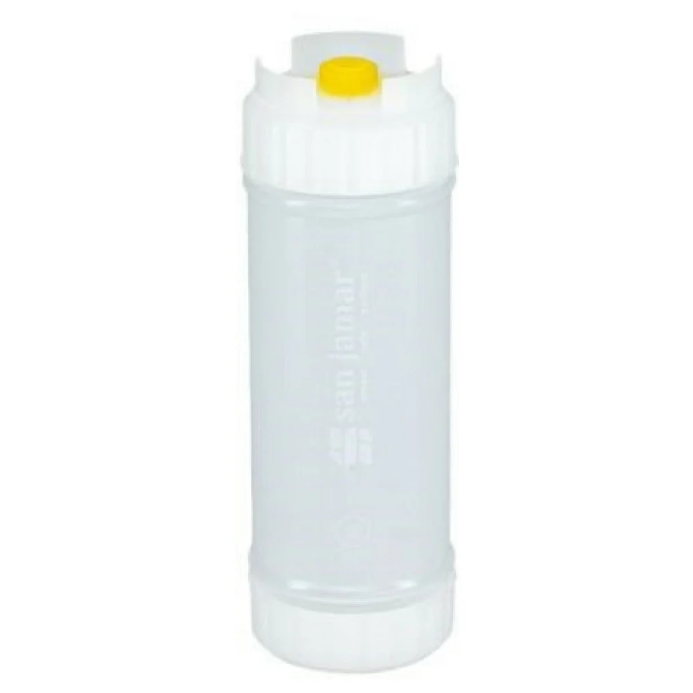 Carlisle 857316M 16 Oz Squeeze Bottle Yellow Valve with Medium Viscosity