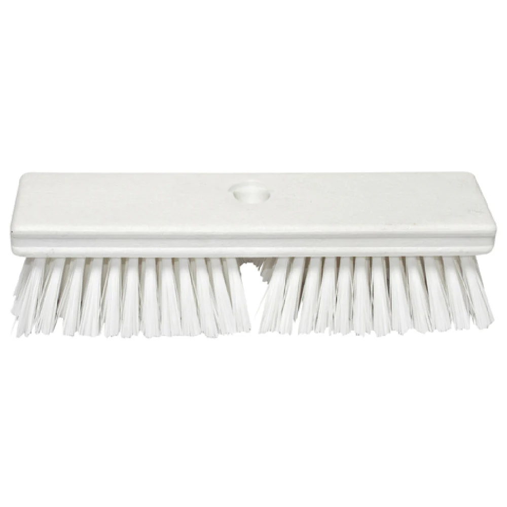 Carlisle 41722EC26 10 Inch Deck Brush Non-absorbent Polyester Bristles Pink