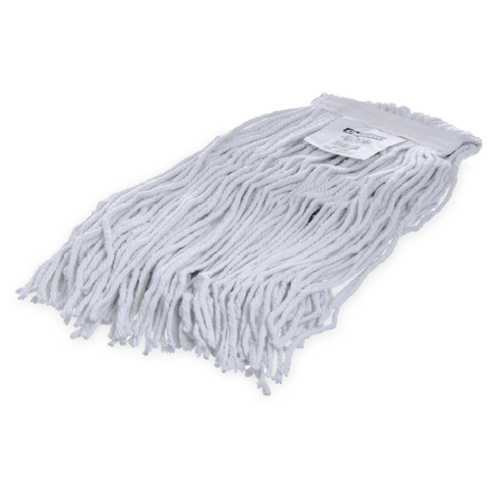 Carlisle 369066B00 18 Inch Small Wet Mop Head 4 Ply Rayon Mildew Resistant White