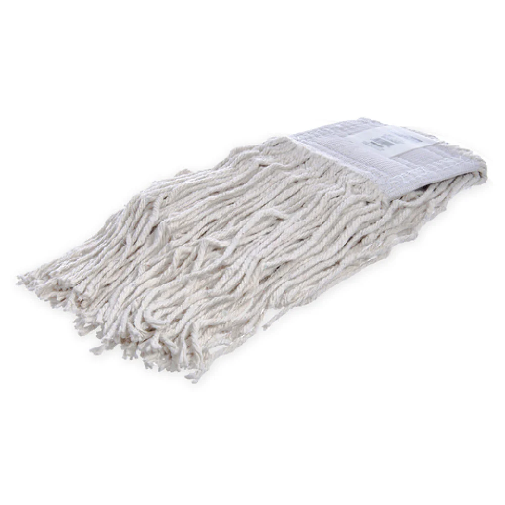 Carlisle 369814B00 5 Inch Mop Head Cut End 4 Ply Cotton White Medium