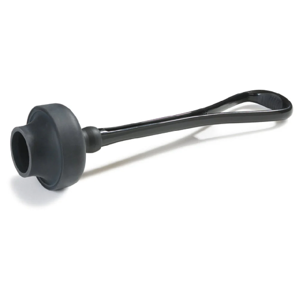 Carlisle 3643903 22 Inch Toilet Plunger Ergonomic Black Non-absorbent Rubber Handle