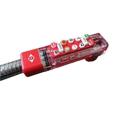 Taprite Rattler II Bargun, 12 Button, 30" Hose, Red | 954C-1264-1F003