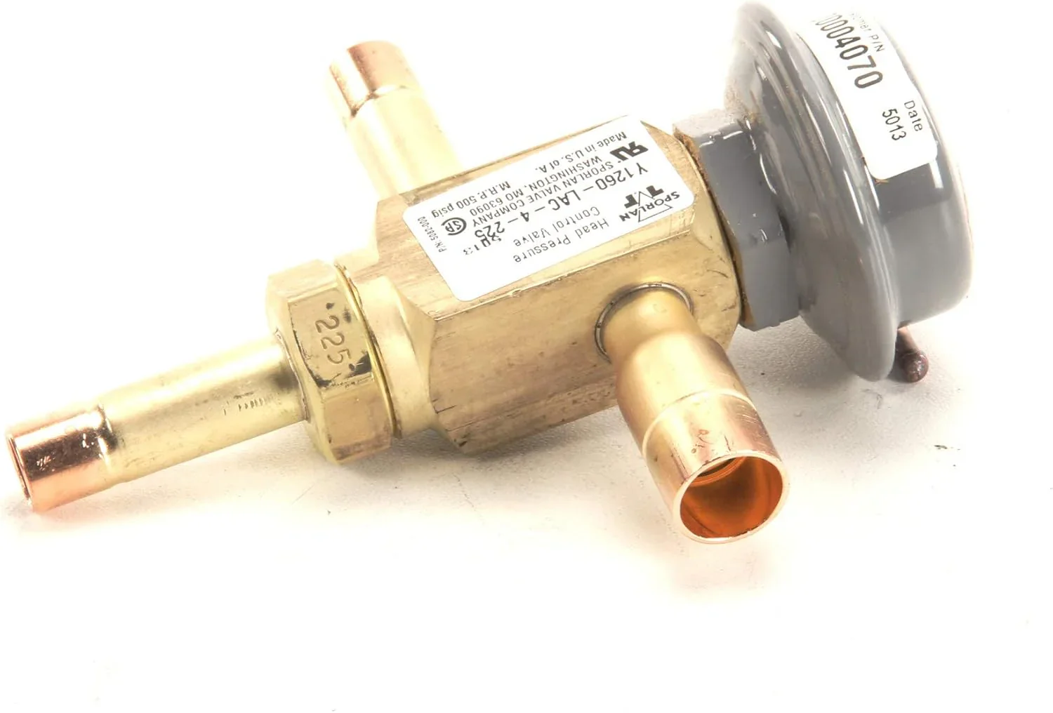 Manitowoc 000004070 Valve Head Pressure Control-225 PSI Fits S-Series