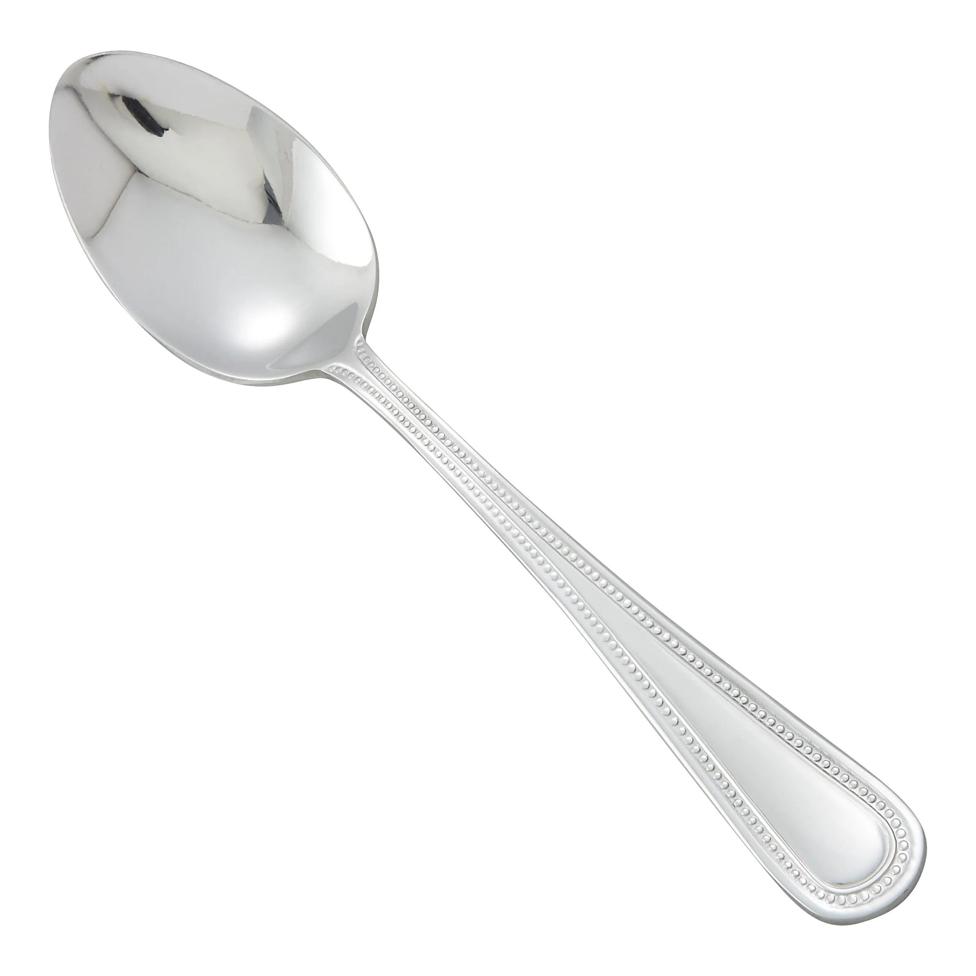 12 pack Winco 0005-01 Dots Teaspoon, 18/0 Heavyweight