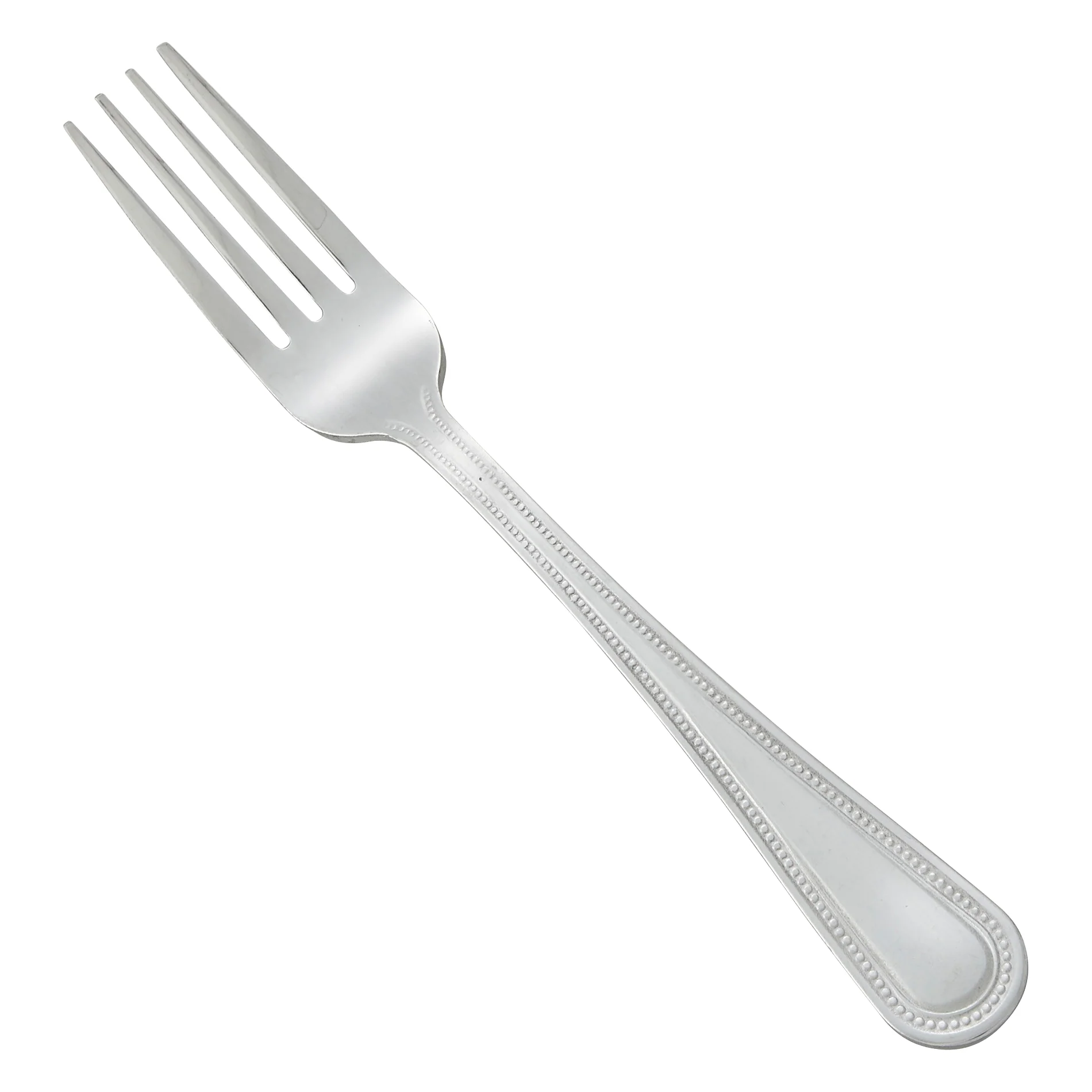 12 pack Winco 0005-05 Dots Dinner Fork, 18/0 Heavyweight