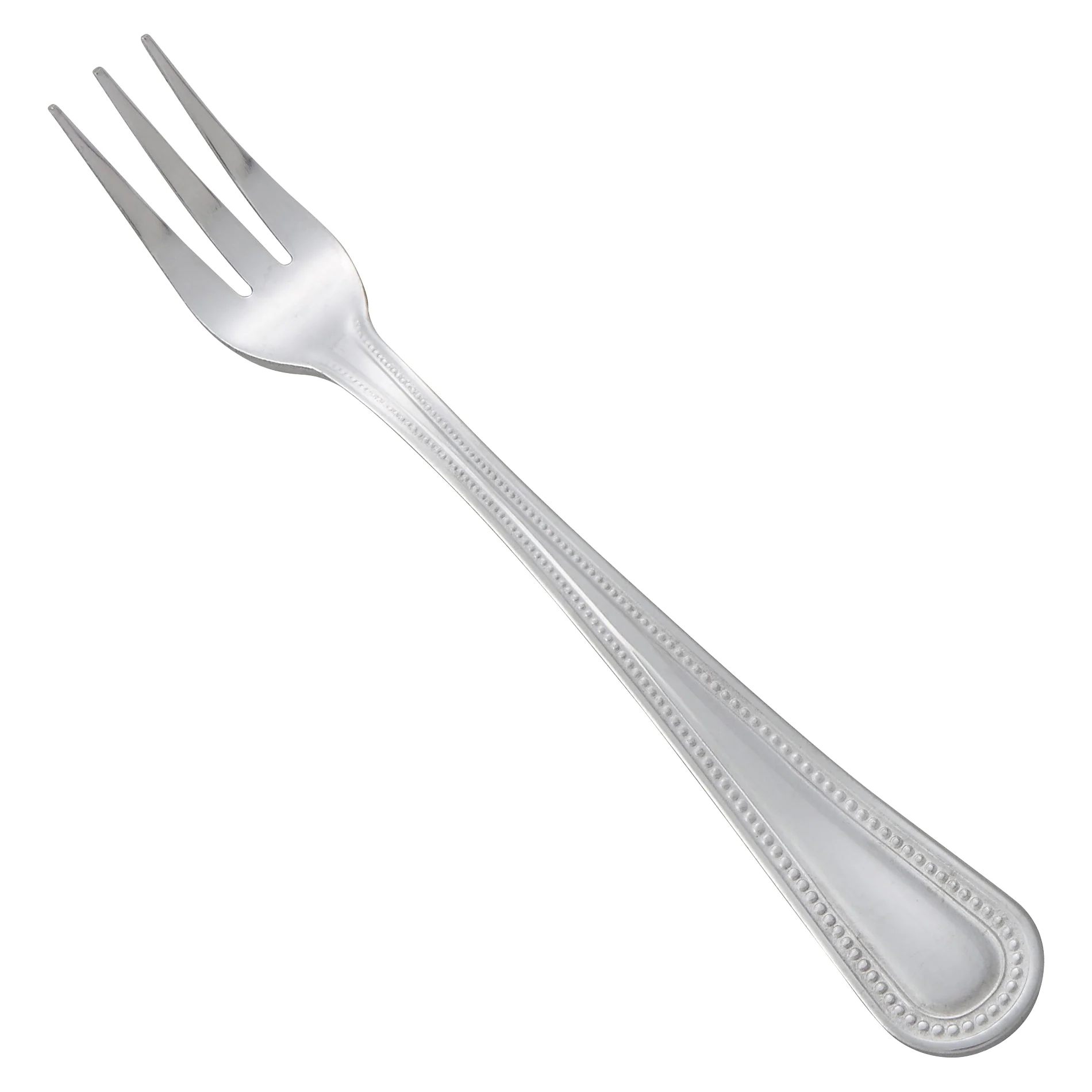 12 pack Winco 0005-07 Dots Oyster Fork, 18/0 Heavyweight