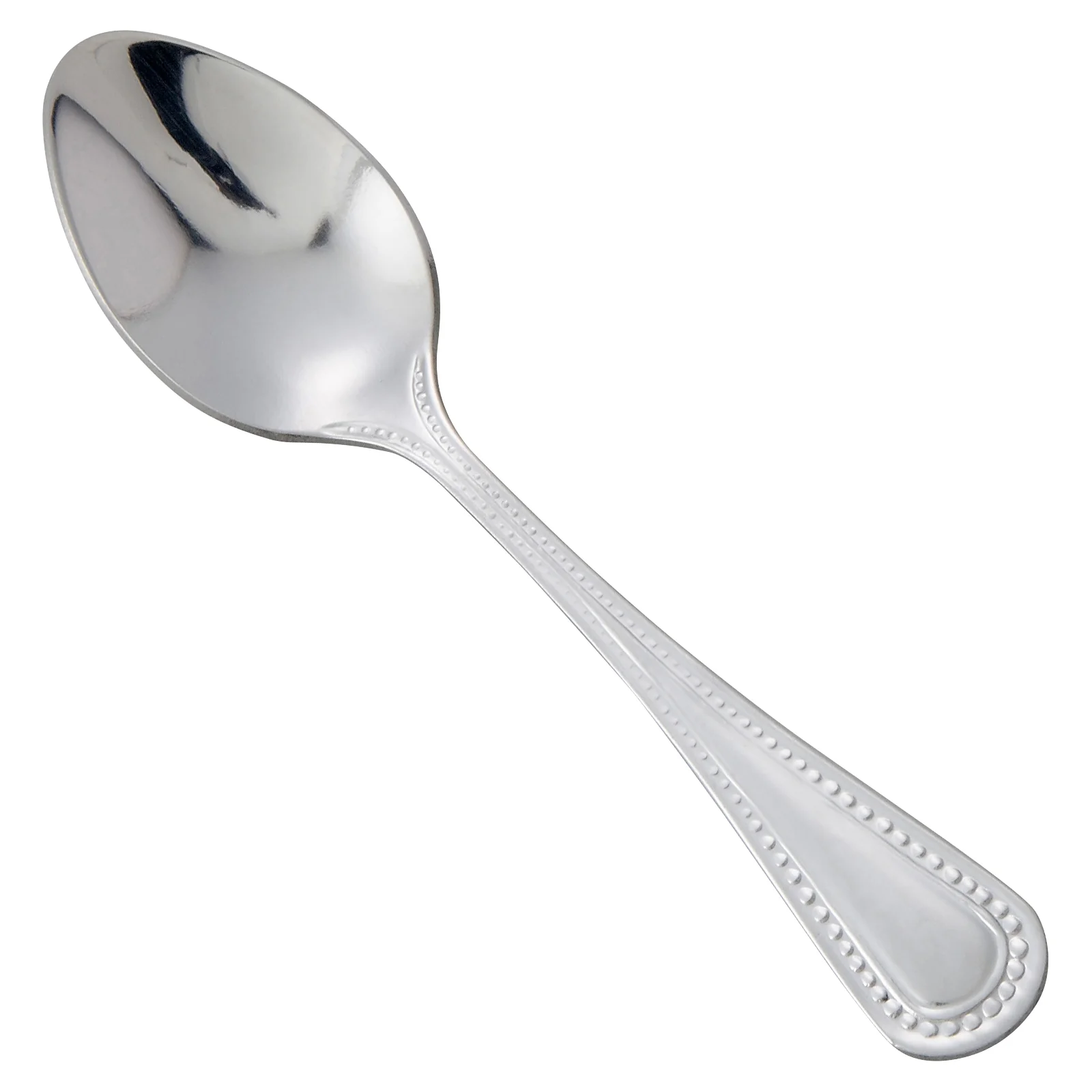 12 pack Winco 0005-09 Dots Demitasse Spoon, 18/0 Heavyweight