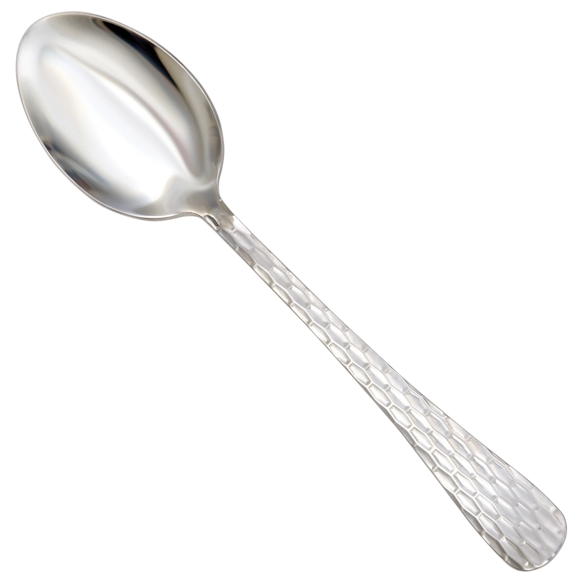 12 pack Winco 0023-03 Caspian Dinner Spoon, 18/0 Medium Weight