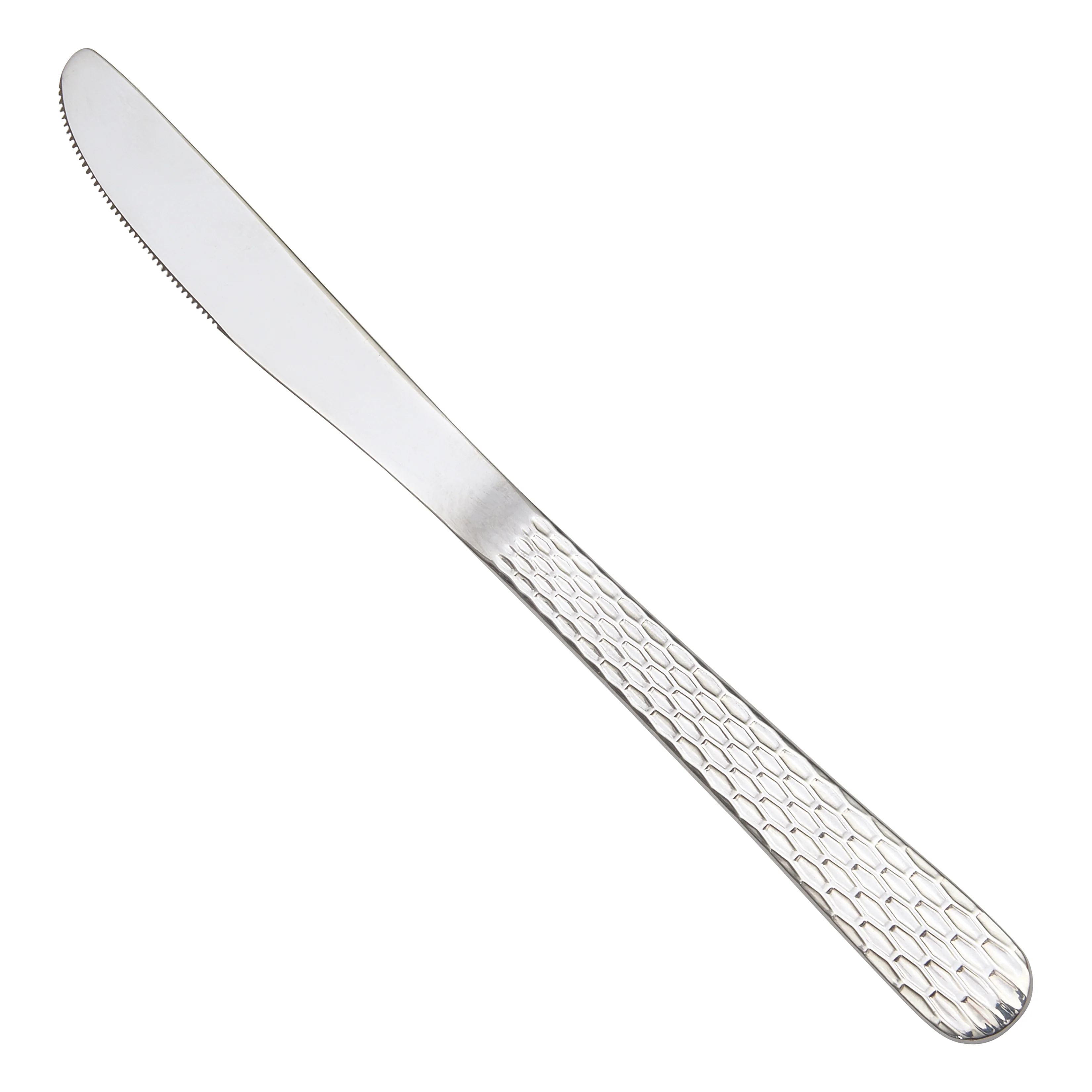 12 pack Winco 0023-08 Caspian Dinner Knife, 18/0 Medium Weight