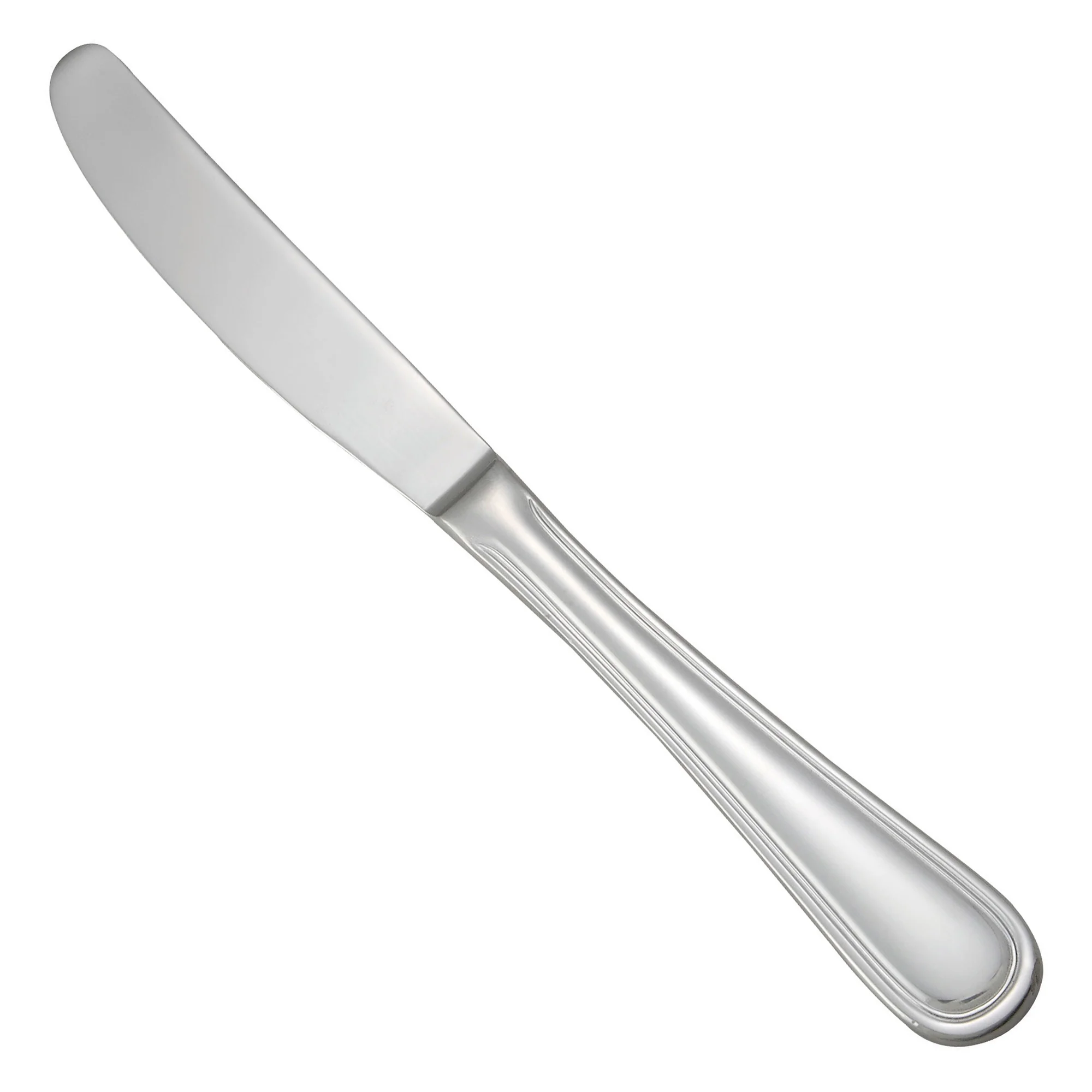 Winco 0030-15 9-1/4 Inch Dinner Knife Hollow Handle Mirror Finish 18/8 Stainless Steel - Image 2