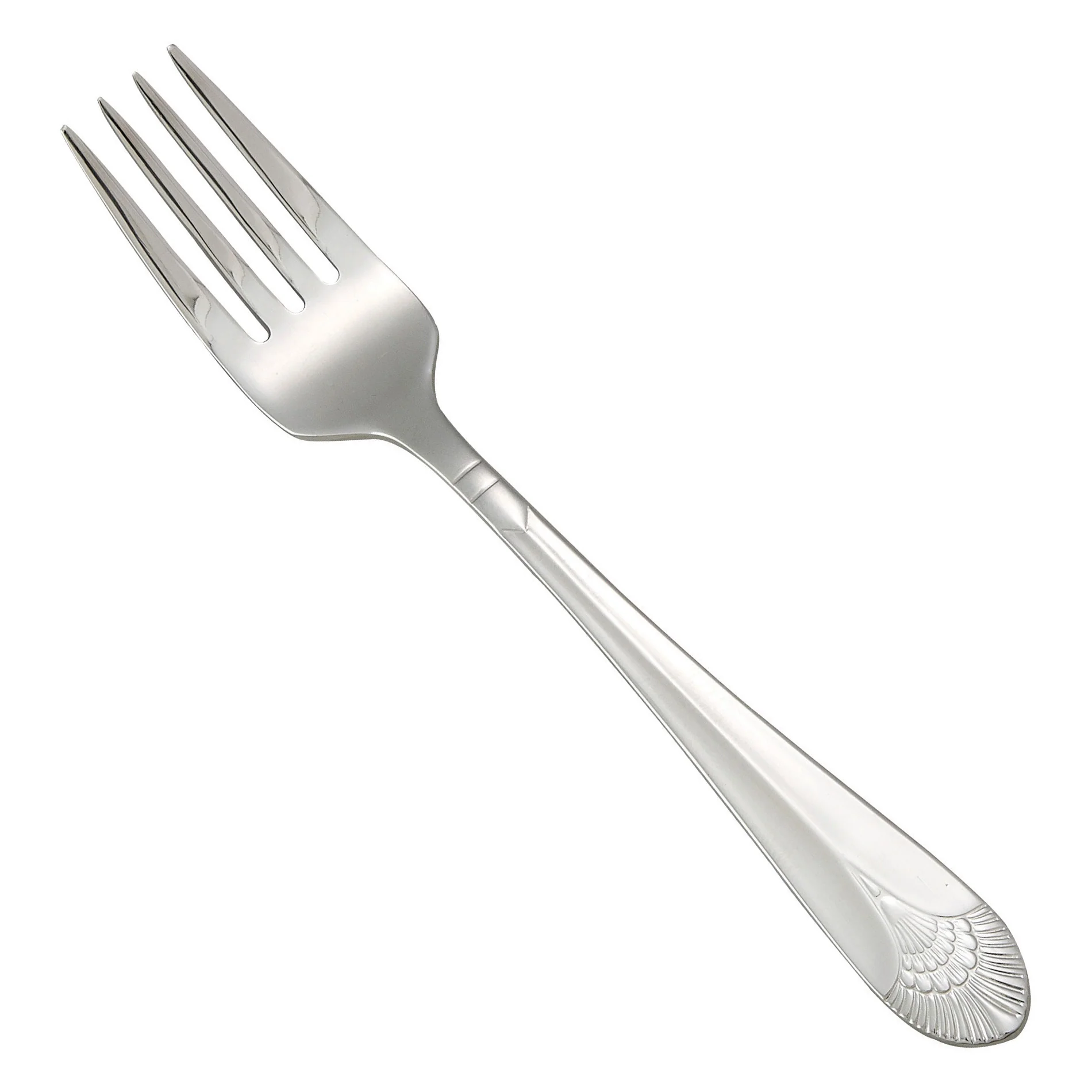 12 pack Winco 0031-06 Peacock Salad Fork, 18/8 Extra Heavyweight