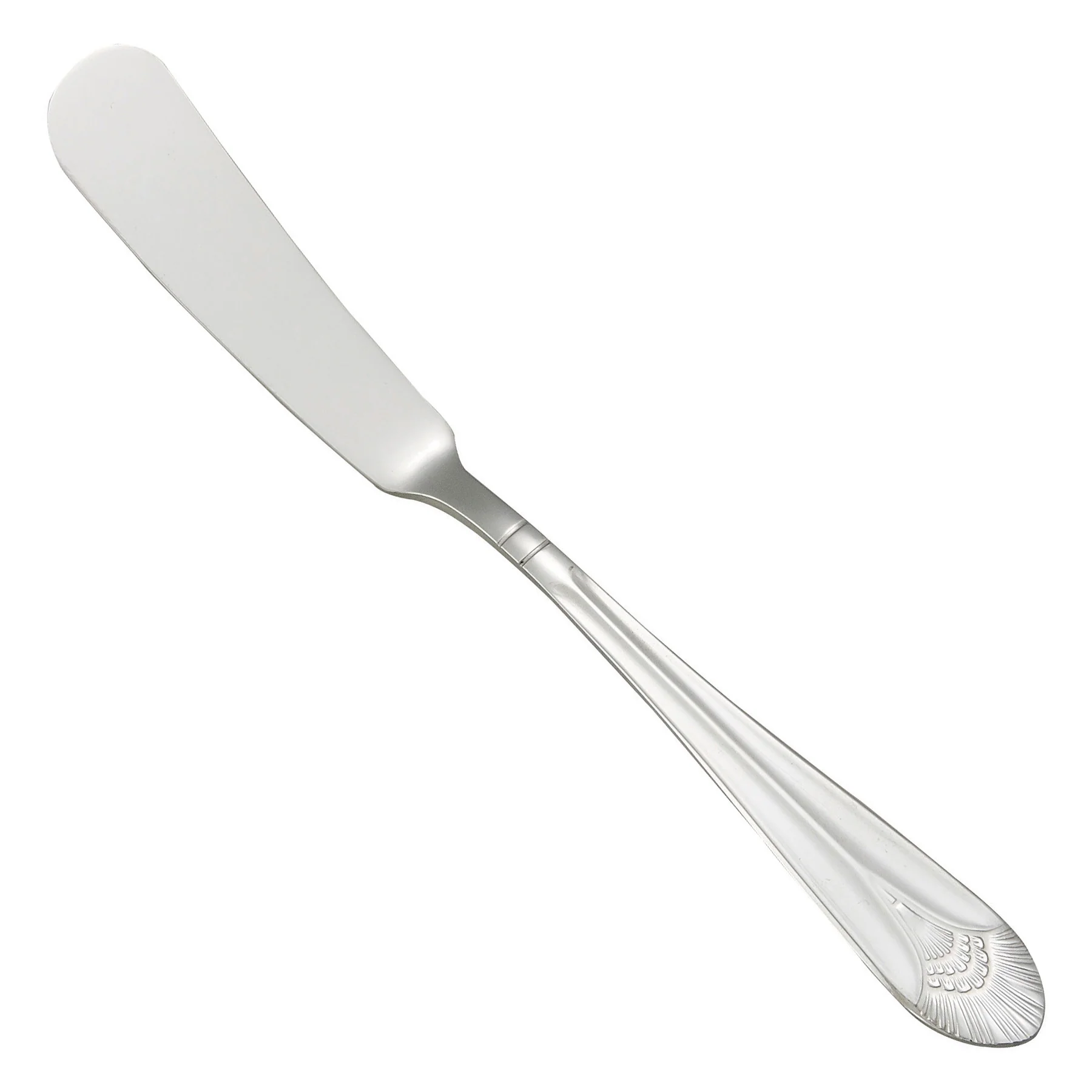 12 pack Winco 0031-12 Peacock Butter Spreader, 18/8 Extra Heavyweight