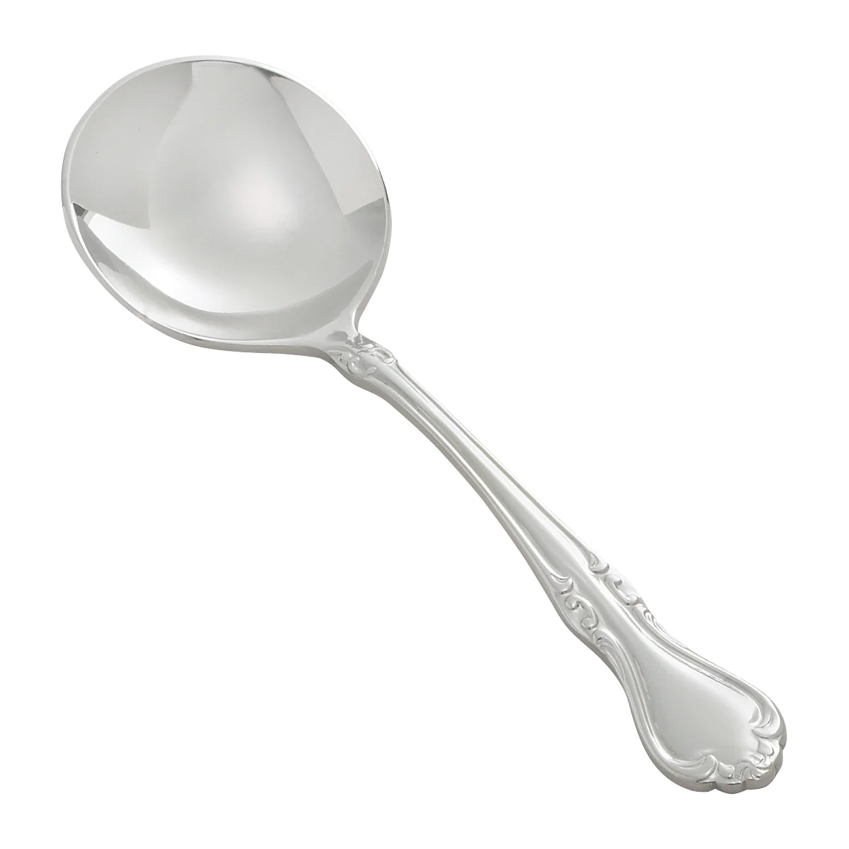 12 pack Winco 0039-04 Chantelle Bouillon Spoon, 18/8 Extra Heavyweight