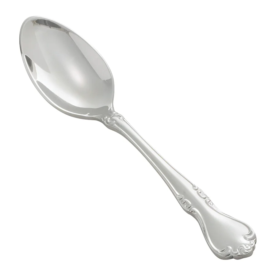 12 pack Winco 0039-09 Chantelle Demitasse Spoon, 18/8 Extra Heavyweight