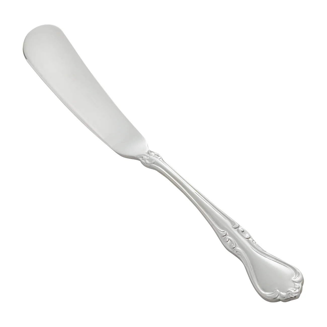 12 pack Winco 0039-12 Chantelle Butter Spreader, 18/8 Extra Heavyweight