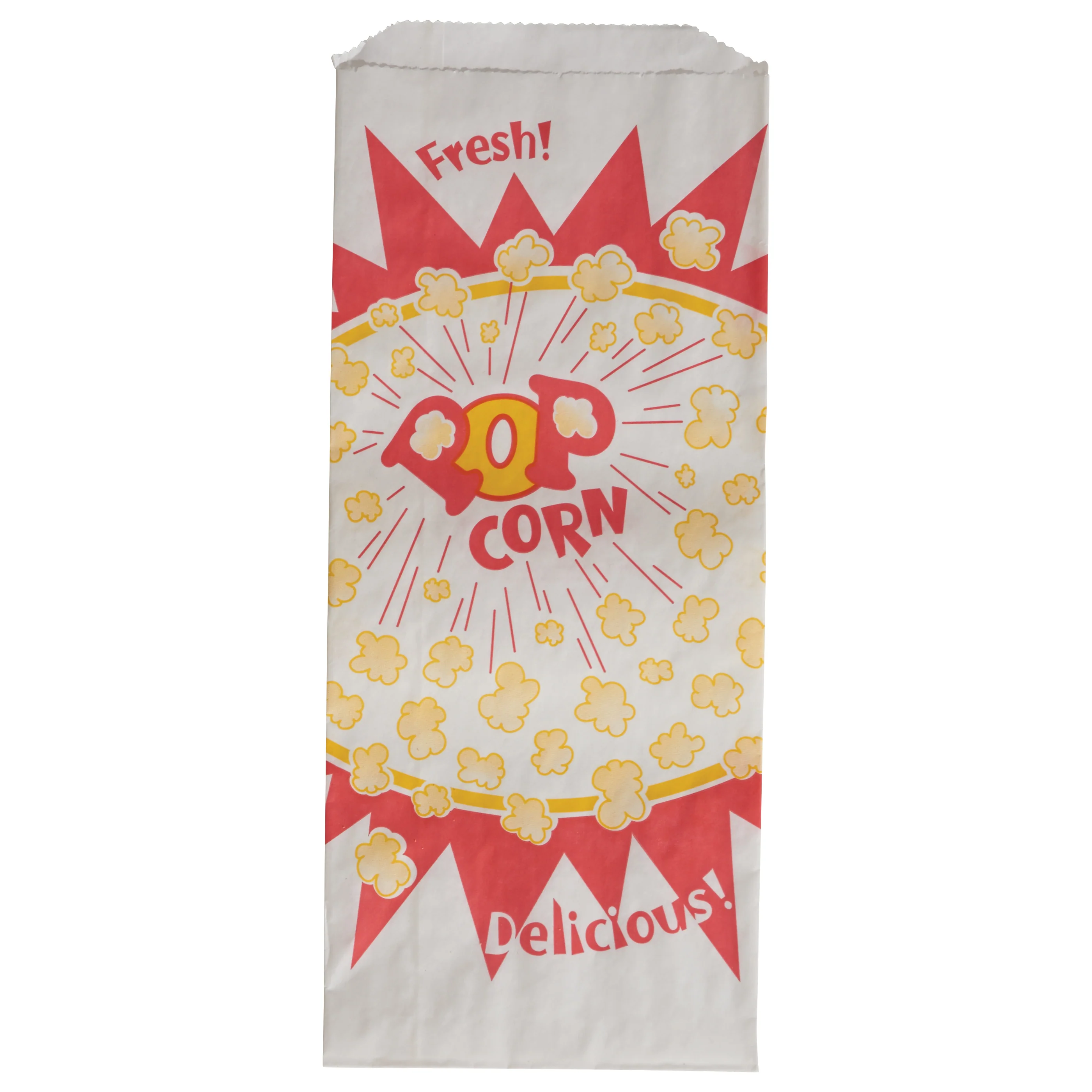 Winco 41003CS BenchmarkUSA Popcorn Paper Bags - 2 oz - 1,000 pieces/case - Image 2