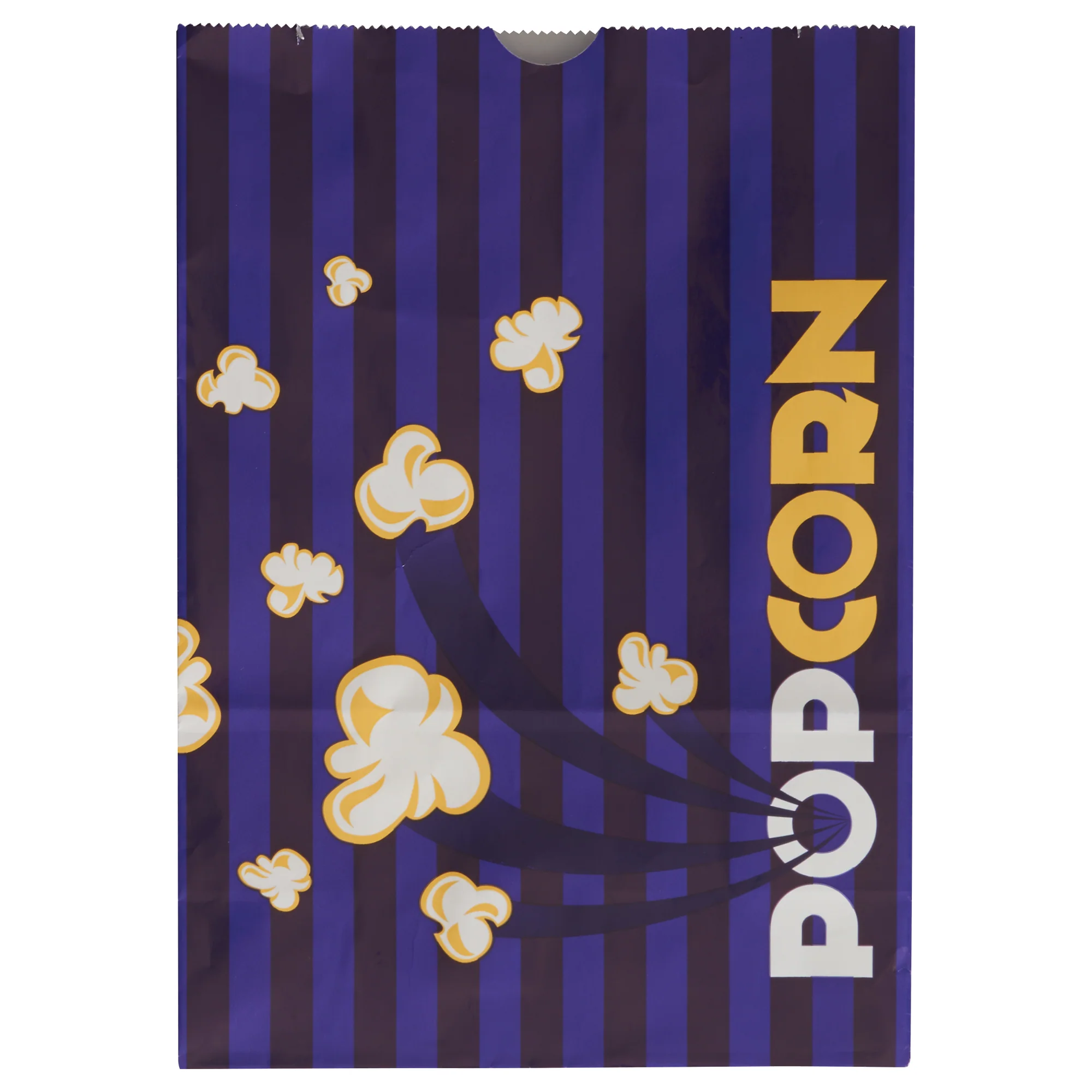 Winco 41270CS 170 Oz Coated Purple Benchmark Popcorn Butter Bags 500 Bags - Image 2