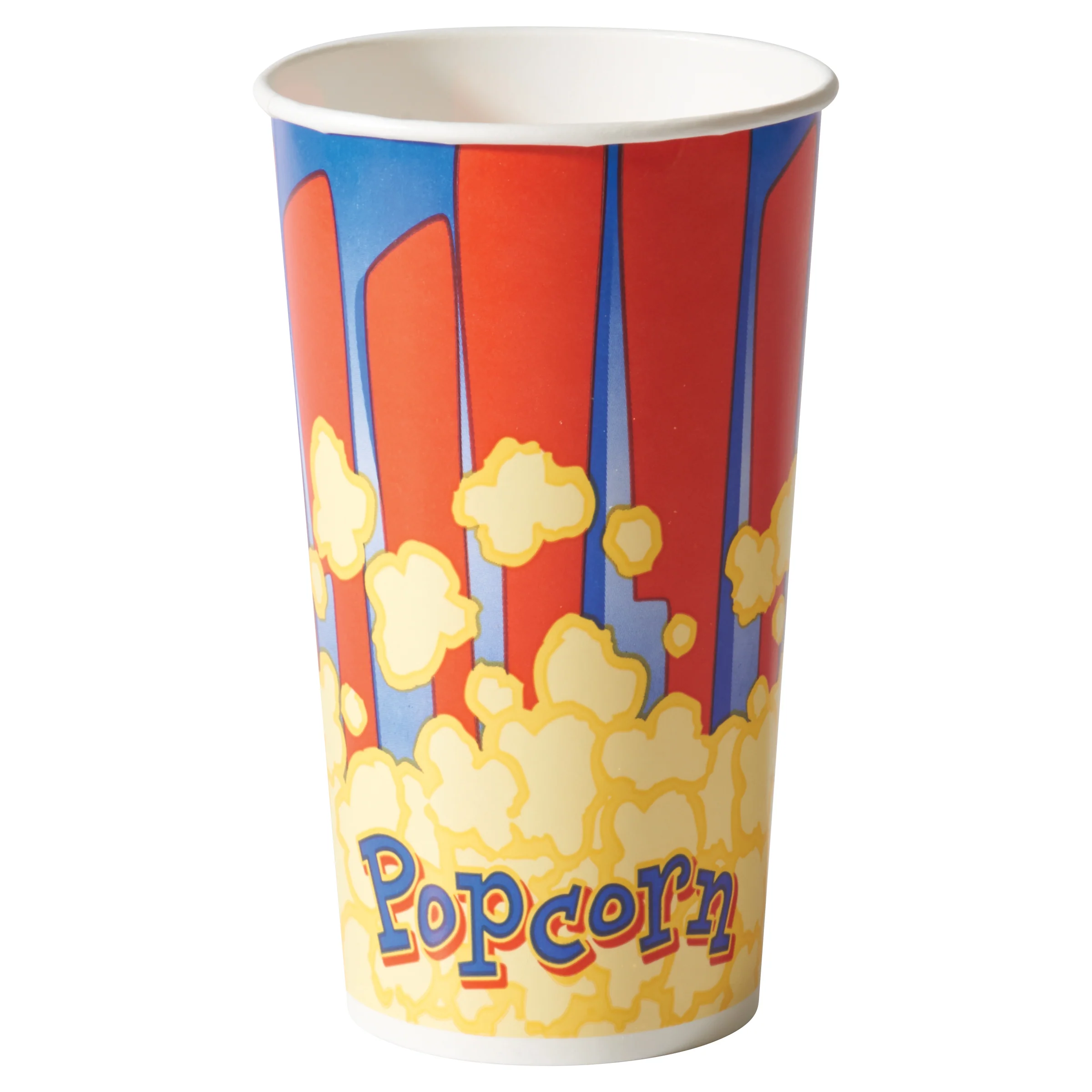 Winco 41446CS 46 Oz Popcorn Tub 4-3/4 Inch Diameter with Impact-Resistant Polymer