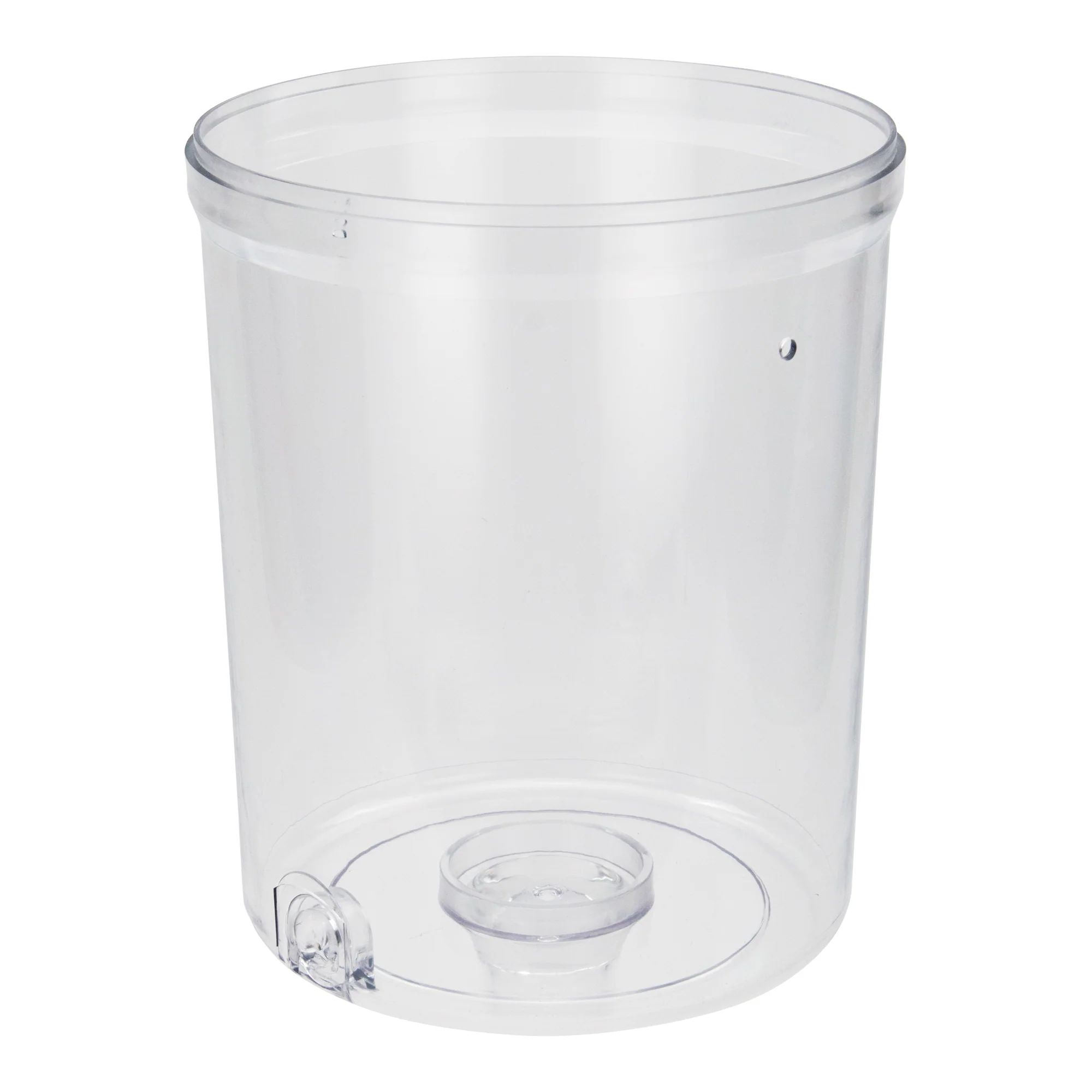 Winco 901-P1 4 Inch Round Beverage Jar Clear Polycarbonate For Dispensers - Image 2