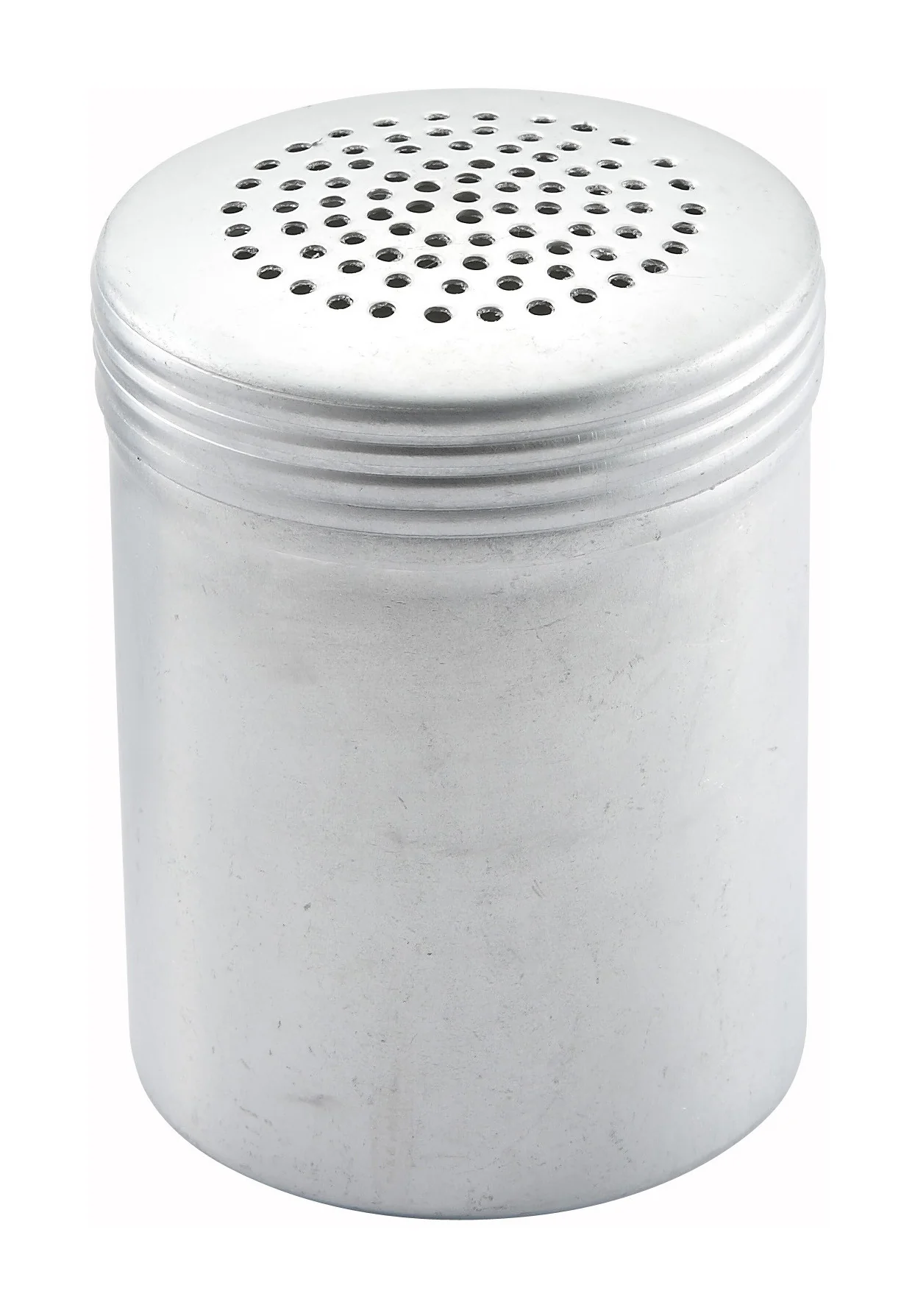 Winco ADRG-10H 10 Oz Aluminum Dredge Without Handle for Seasoning