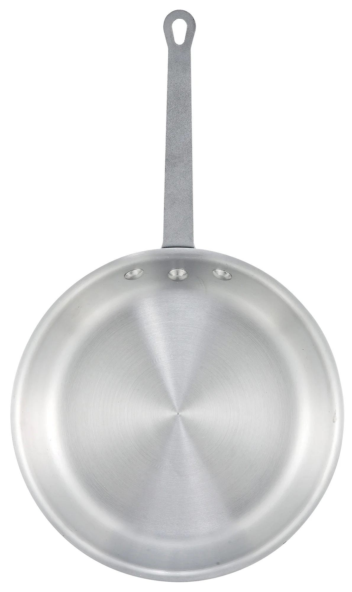 Winco AFP-7A 7 Inch Fry Pan Riveted Handle Aluminum Uncoated