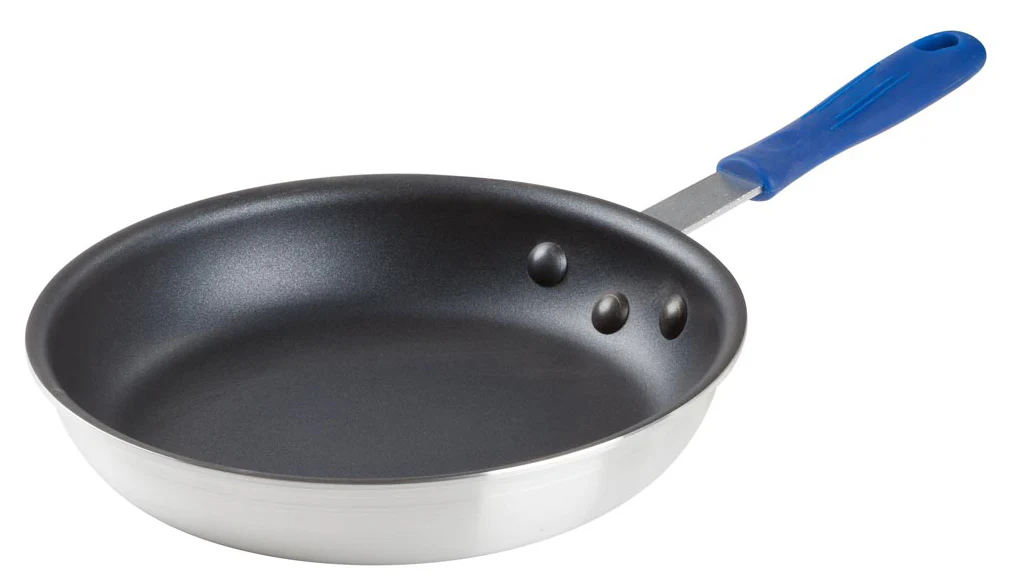 Winco AFPI-10NH Fry Pan 10 Inch Diameter Riveted Handle Coated Aluminum - Image 3
