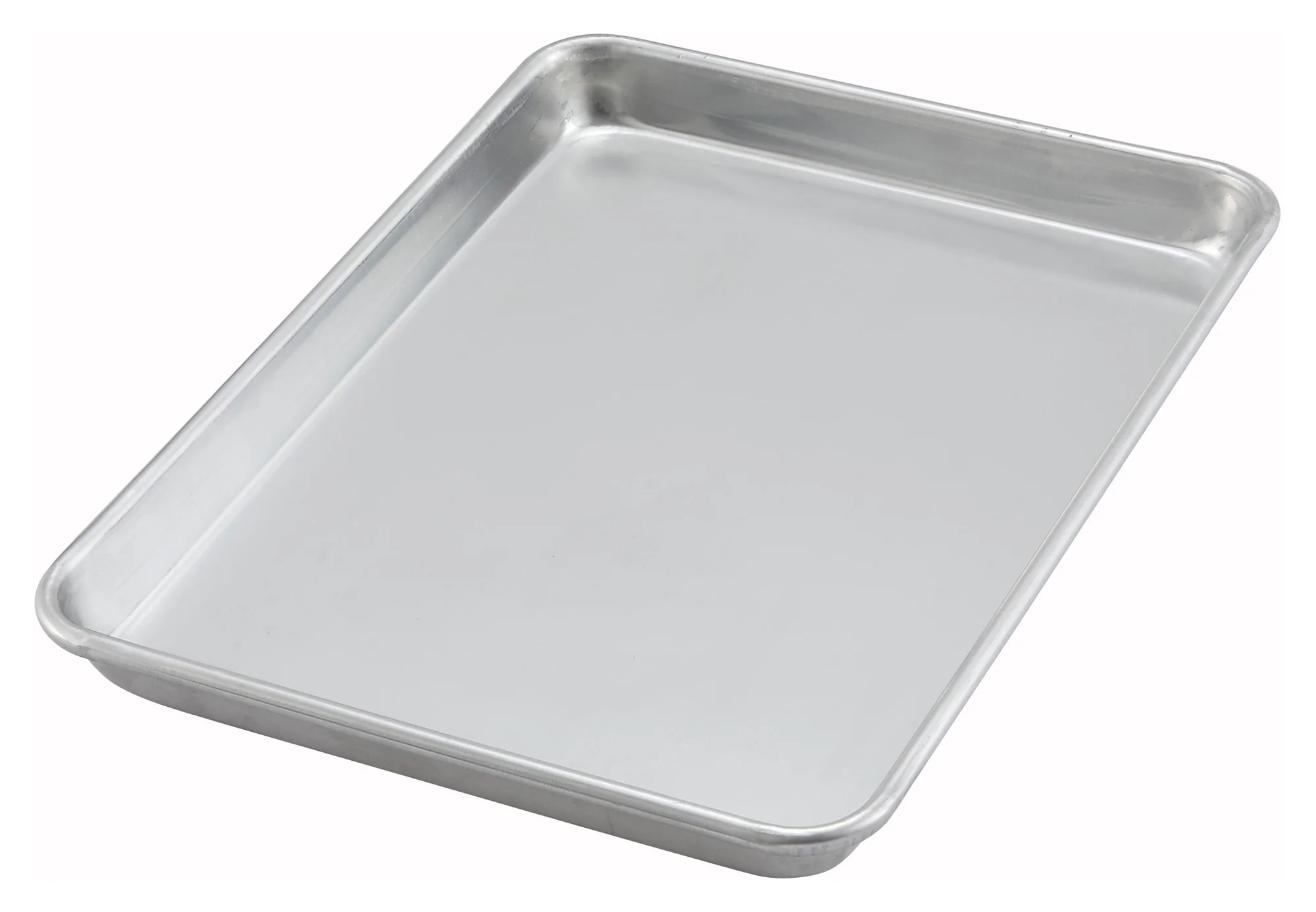 Winco ALXP-1204 13 Inch Quarter Size Sheet Pan 16 Gauge Open Bead Aluminum