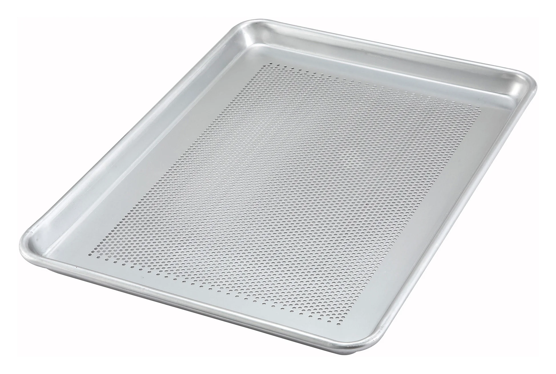 Winco ALXP-2618P 26 Inch Perforated Sheet Pan 16 Gauge Aluminum with Optimal Airflow