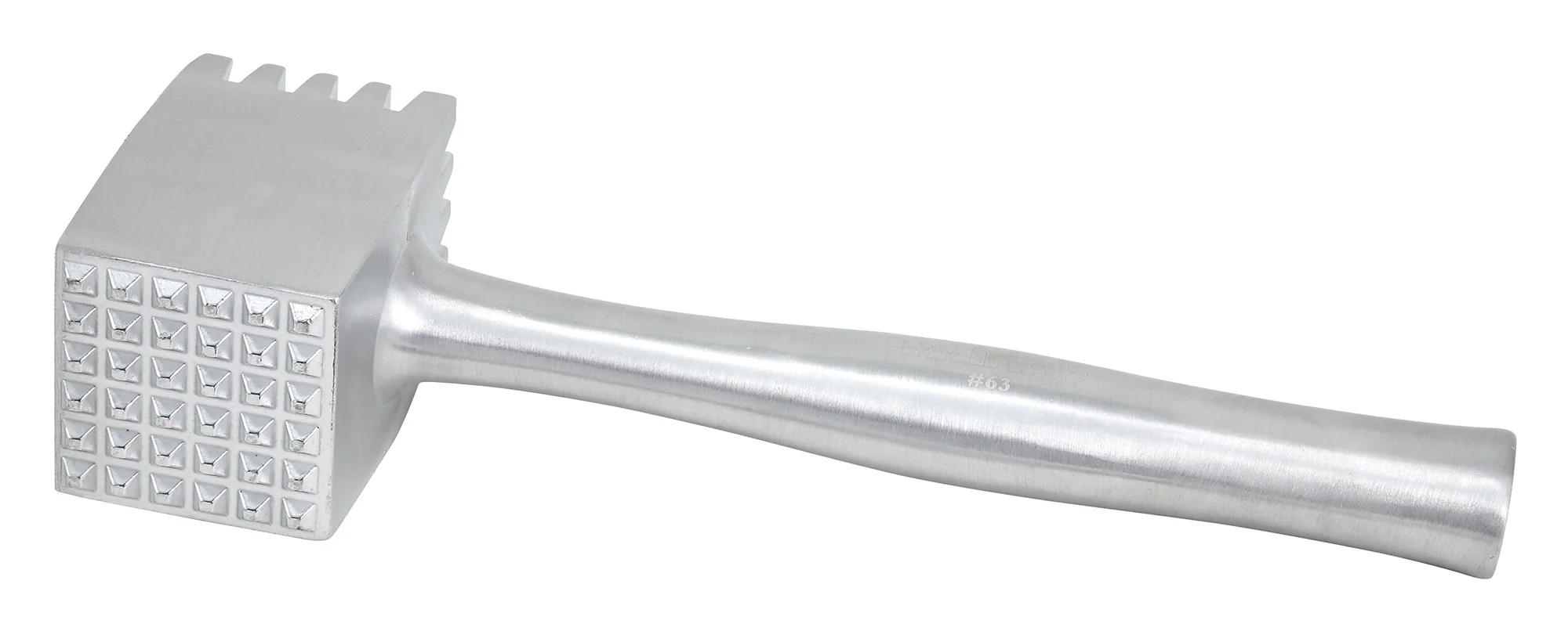 Winco AMT-4 12-3/4 Inch Meat Tenderizer Heavy Aluminum with Dual-Sided Head - Image 2
