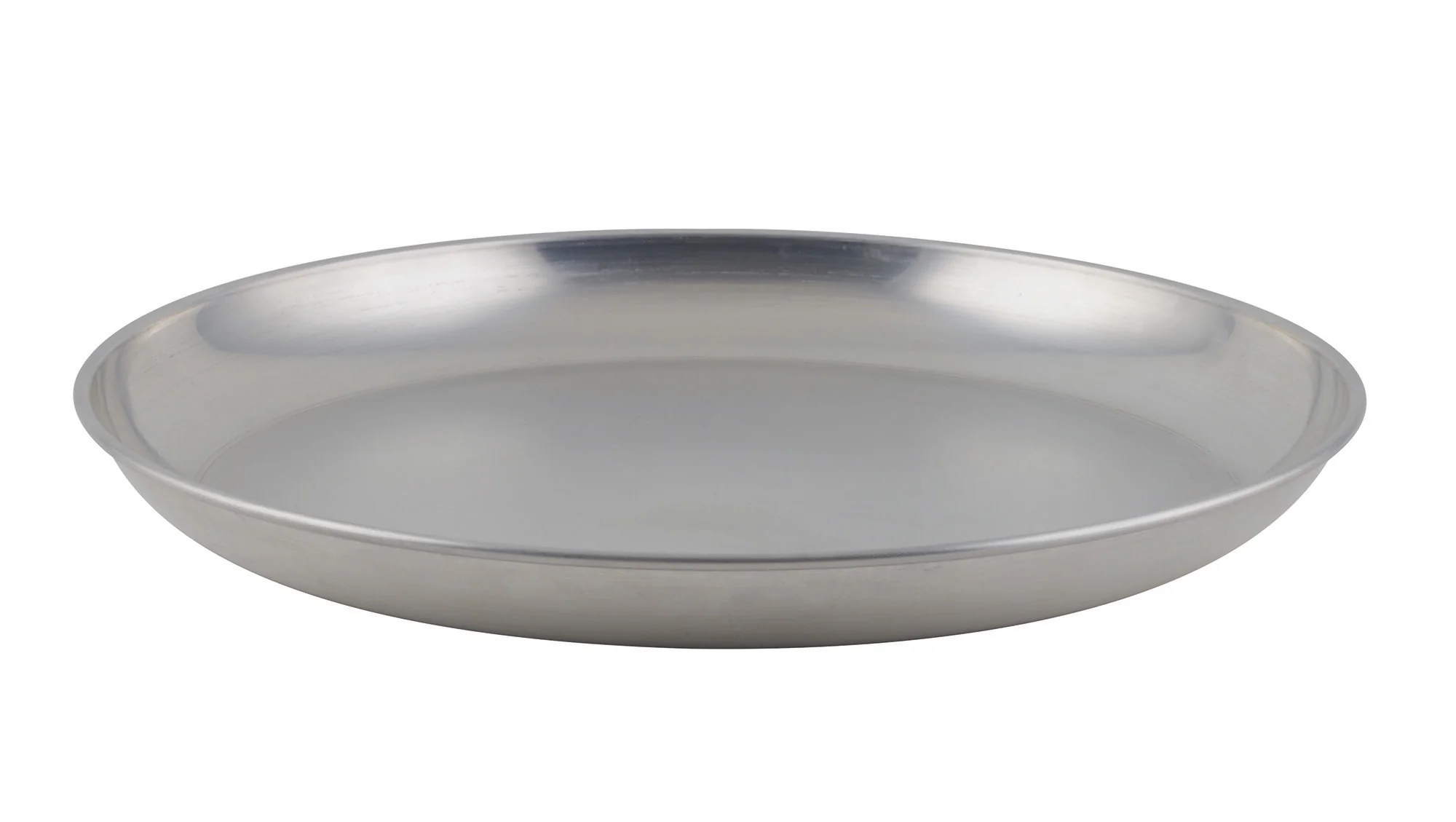 Winco ASFT-16 160 Oz Seafood Tray Brushed Aluminum Round 15-3/4 Inch - Image 3