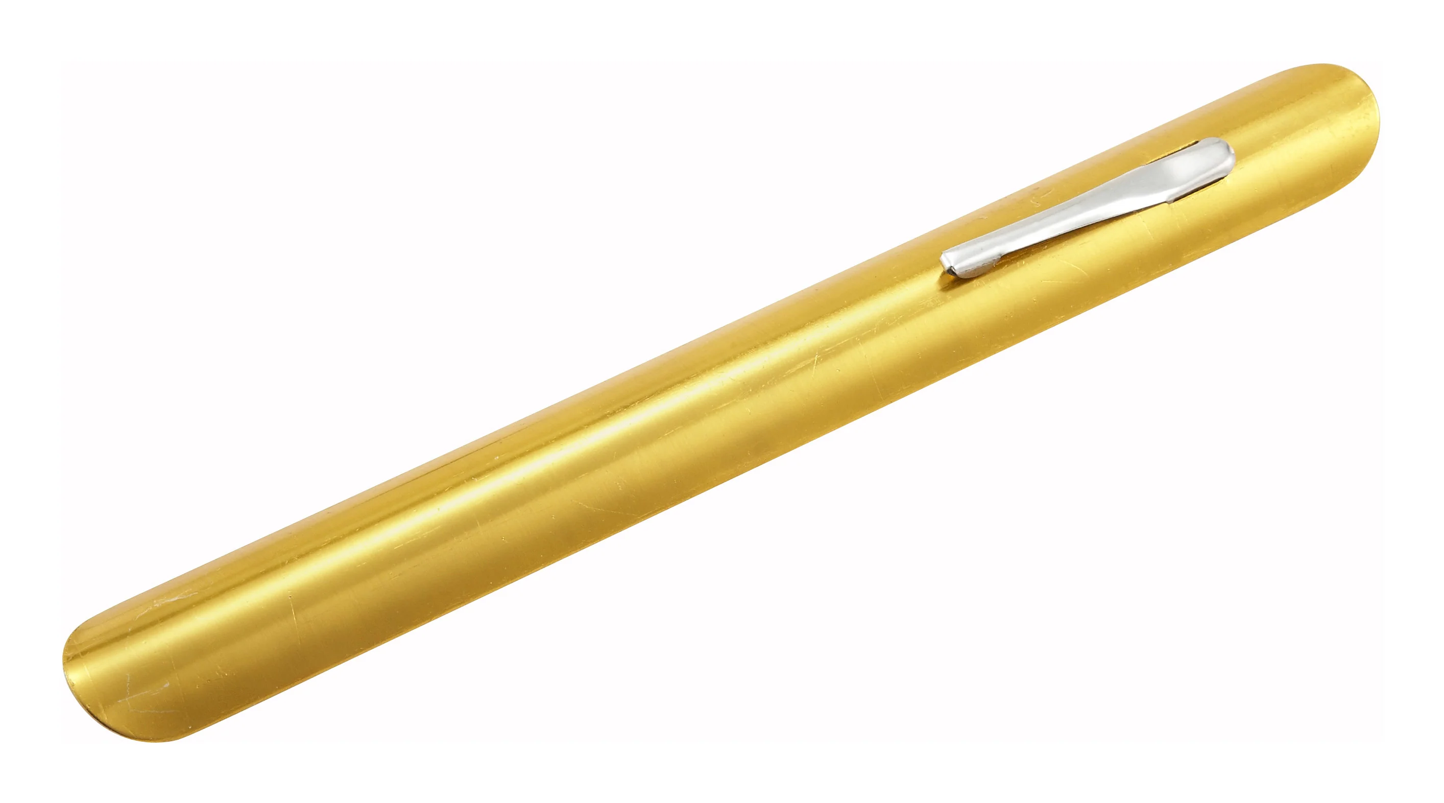Winco ATC-16G 6 Inch Table Crumber With Pocket Clip Aluminum Gold - Image 2