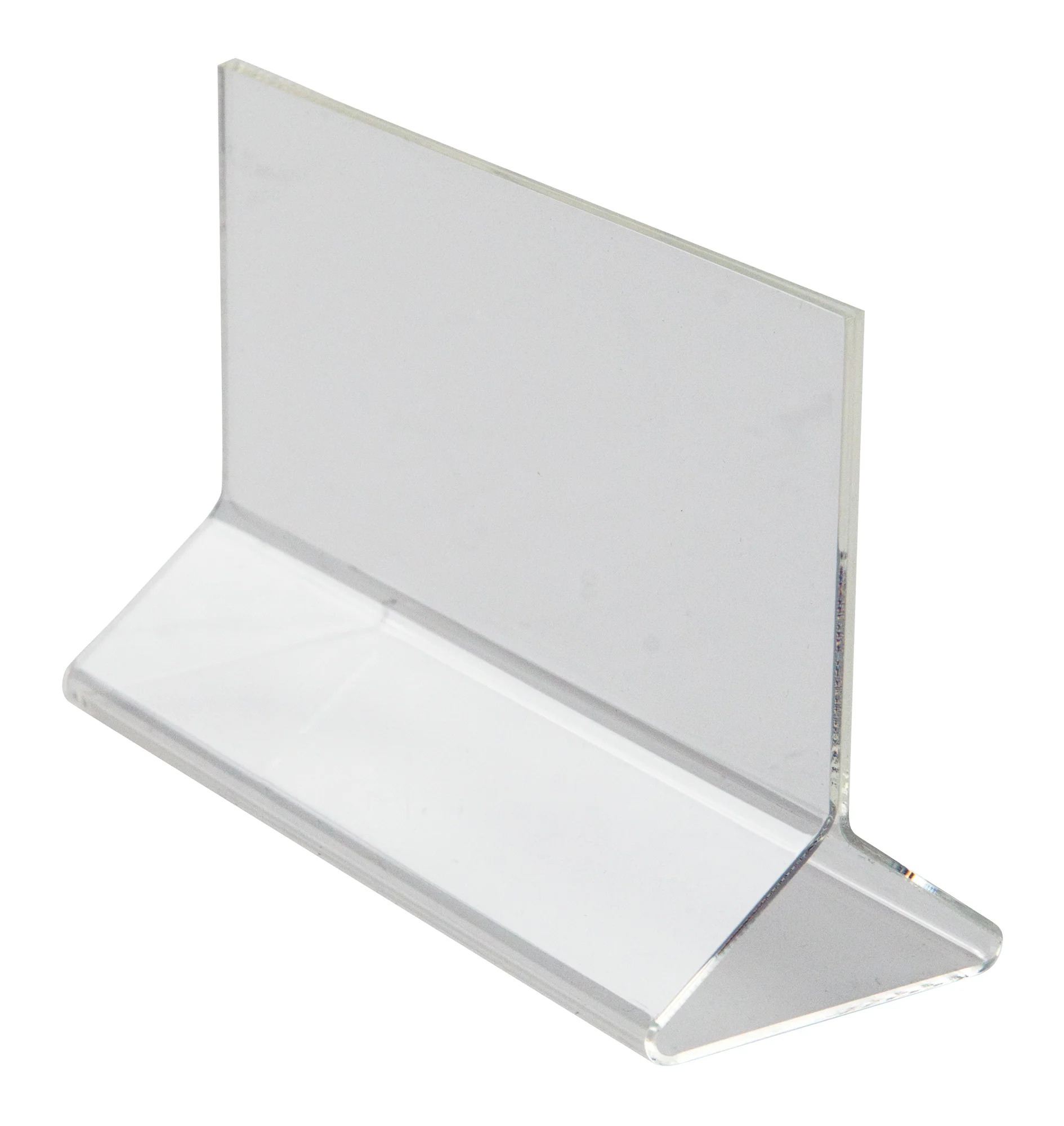 Winco ATCH-53 5-1/2 Inch Card Holder Menu Sign Display Acrylic - Image 3