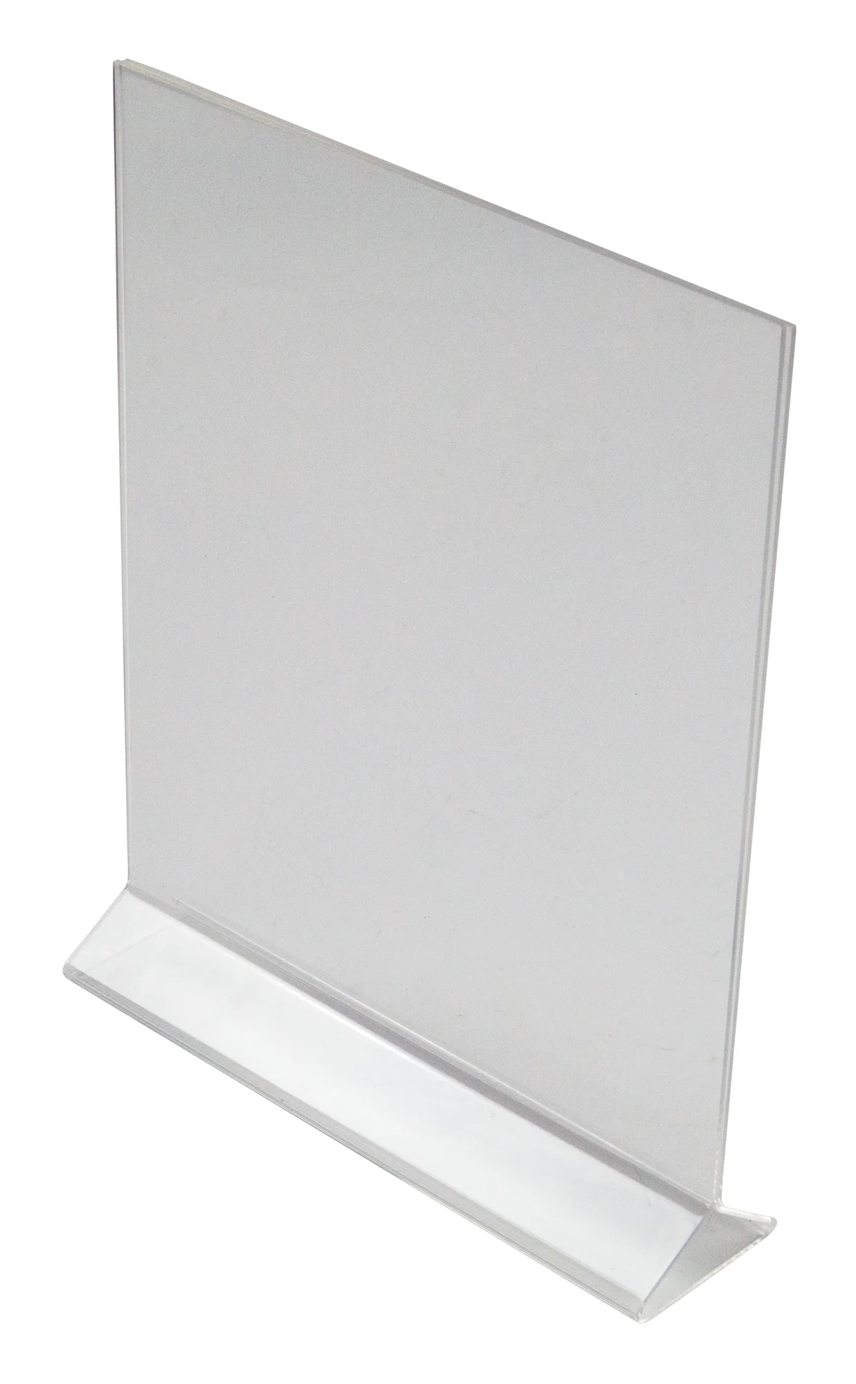 Winco ATCH-811 8 Inch Menu Card Holder Acrylic with Transparent Finish - Image 2
